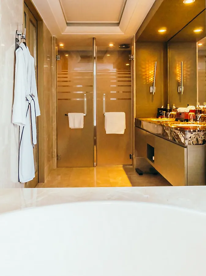 Bathroom shower and tub