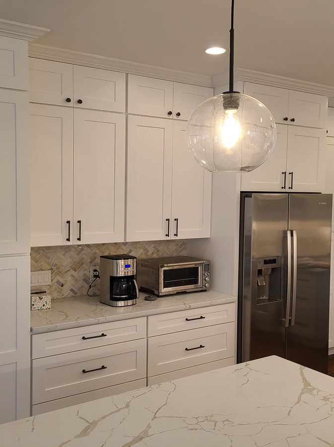 Kitchen island and fixtures
